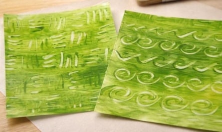 Kleisterpapier selber machen – Arbeiten mit Farbe, Kleister und Papier