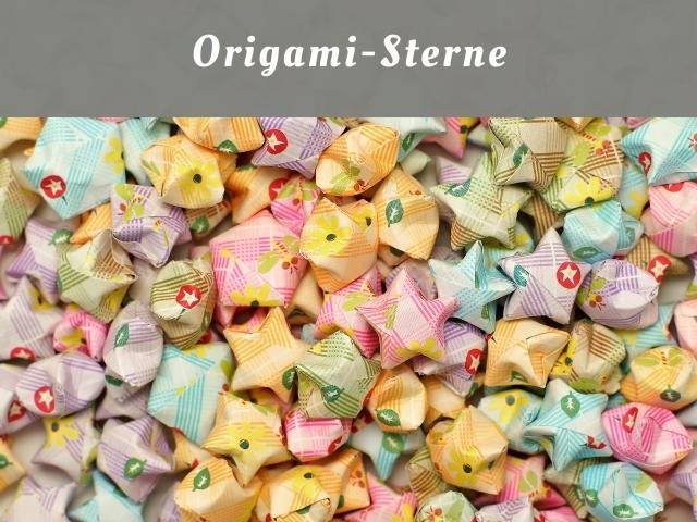 Origami-Sterne