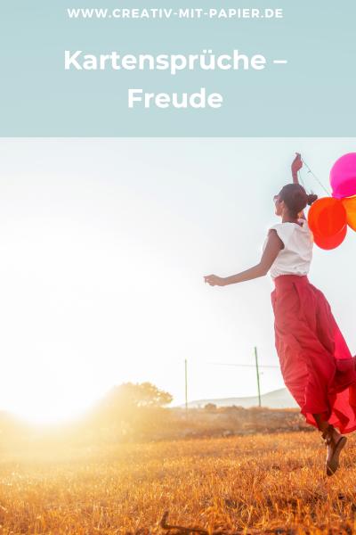 Kartensprüche - Freude