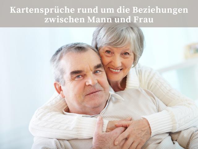 Kartensprüche rund um die Beziehungen zwischen Mann und Frau