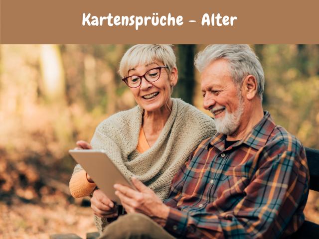 Kartensprüche – Alter