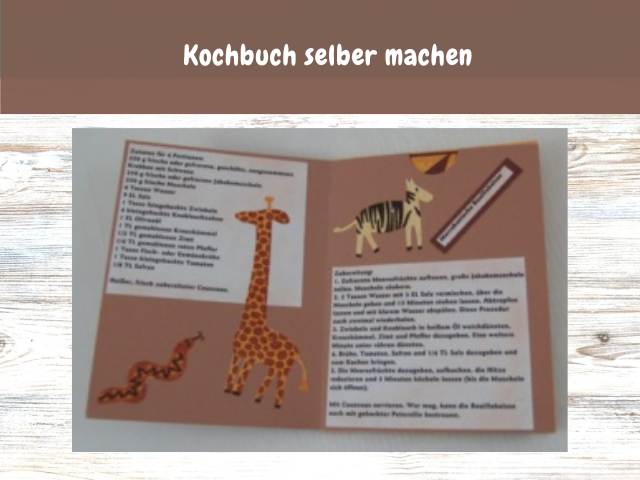 Kochbuch selbermachen
