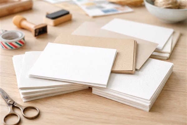 Papier für Postcrossing Karten