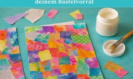 DIY Mixed-Media-Hintergrundpapiere selber machen – kreative Upcycling-Idee für Bastlerinnen