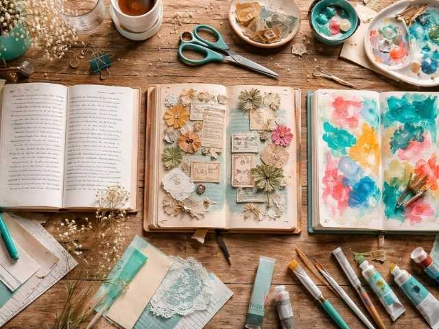 Journaling Arten: Unterschiede zwischen Journaling, Junk Journaling und Art Journaling