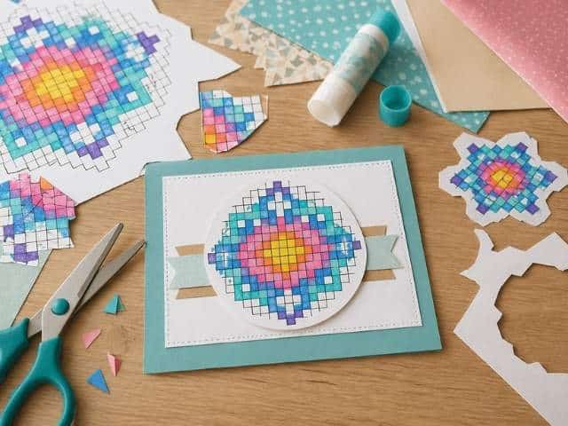 Pixel-Mandalas aus Papier – mehr als nur Ausmalbilder