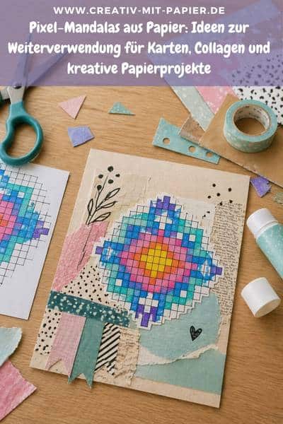 Pixel-Mandalas aus Papier – mehr als nur Ausmalbilder