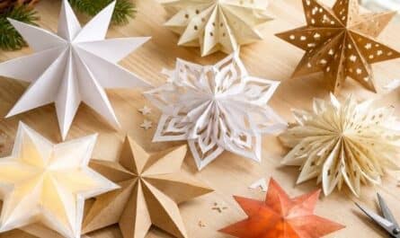 Weihnachtssterne aus Papier